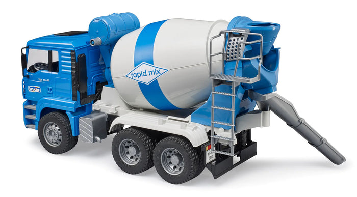 #02738 1/16 Blue MAN TGA 41.440 Cement Mixer Truck