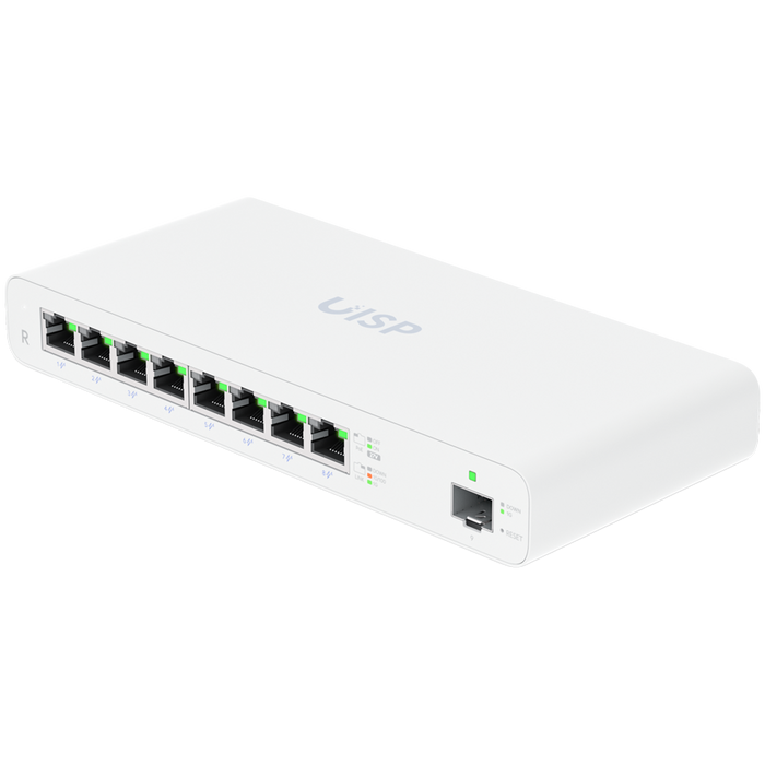 (8) GbE RJ45 ports with 27V passive PoE output Router by Ubiquiti – view 2