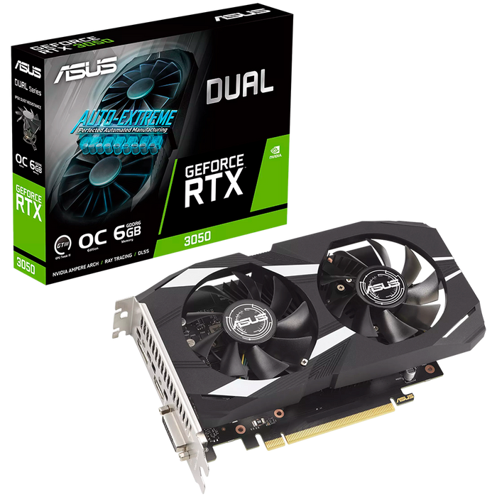 ASUS Dual GeForce RTX 3050 OC Edition 6GB GDDR6