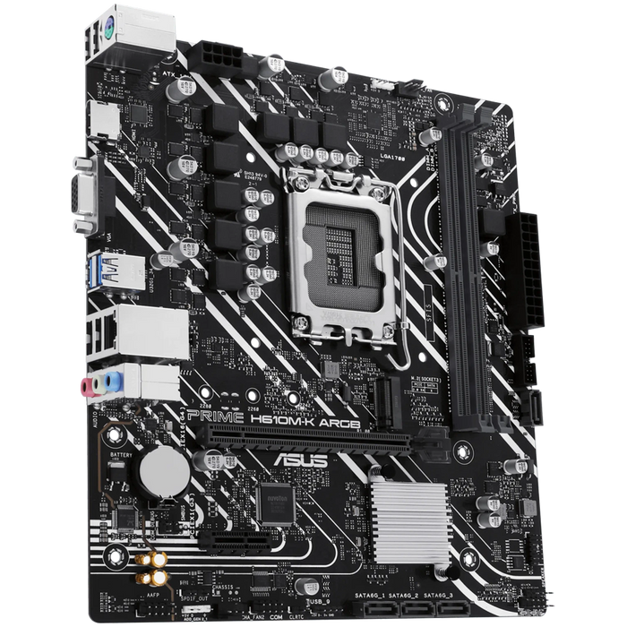 ASUS PRIME H610M-K ARGB mATX LGA1700 DDR5