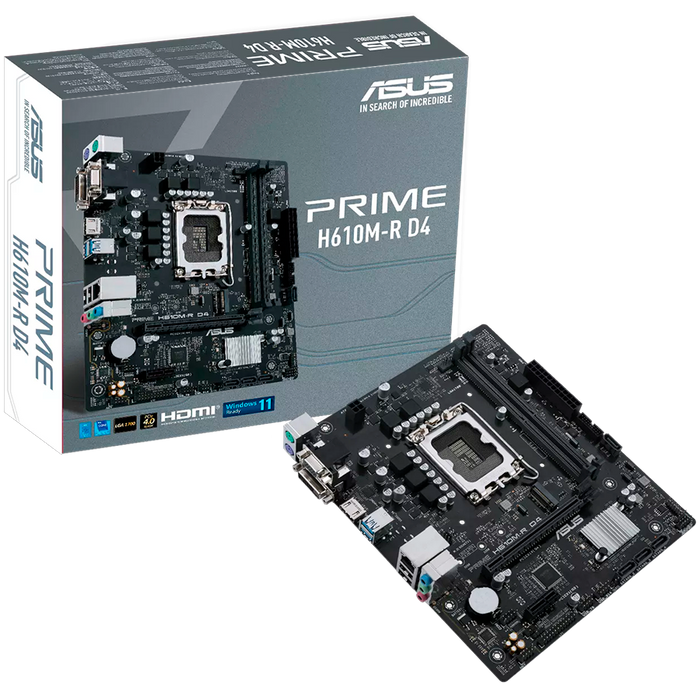 ASUS PRIME H610M-R D4-SI LGA1700 mATX MB
