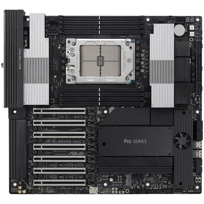 ASUS PRO WS WRX90E-SAGE SE sTR5 EEB workstation MB – alternate product view 2