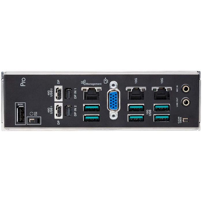 ASUS PRO WS WRX90E-SAGE SE sTR5 EEB workstation MB – alternate product view 3
