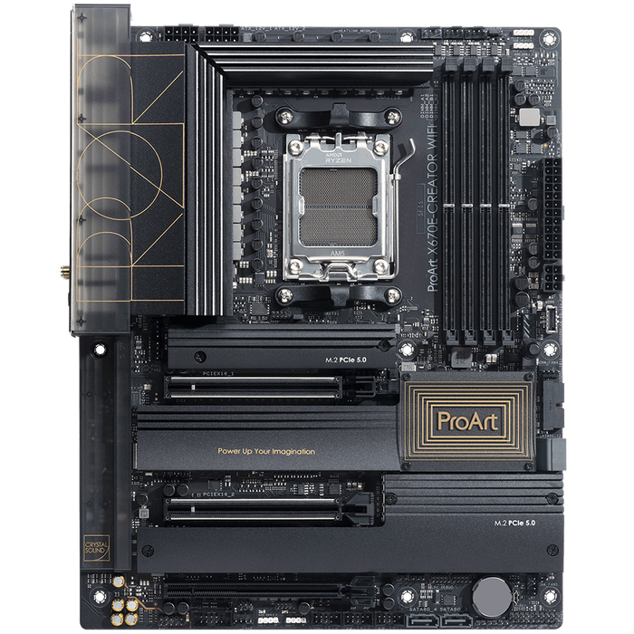 ASUS PROART X670E-CREATOR WIFI AM5 ATX professional MB – alternate product view 2