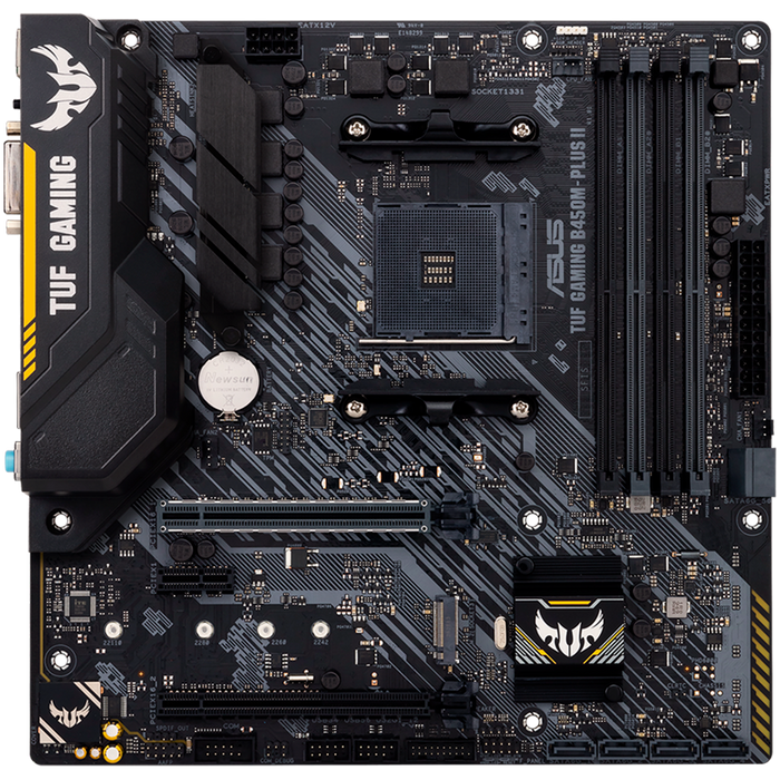 ASUS TUF GAMING B450M-PLUS II mATX AM4 DDR4 - product photo