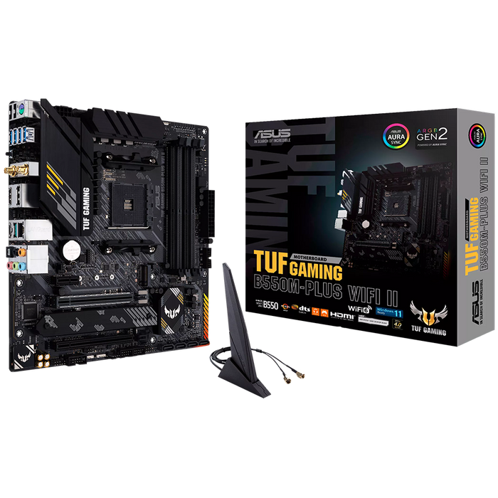ASUS TUF GAMING B550M-PLUS WIFI II AM4 mATX gaming MB
