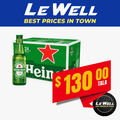 Heineken Bottle 24 x Bottles (PICK UP FROM LE WELL COMPANY SAVALALO ONLY)