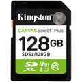 Kingston 128GB SDXC Canvas Select Plus Gen3 150MB/s C10 UHS-I U1 V10