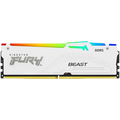 Kingston 16GB 6000MT/s DDR5 CL30 DIMM FURY Beast White RGB XMP