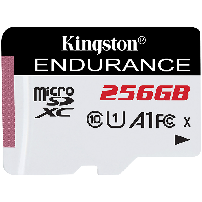 Kingston 256GB microSDXC Endurance 95R/45W C10 A1 UHS-I Card Only