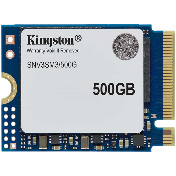 Kingston 500GB NV3 SSD M.2 2230 PCIe 4.0 NVMe, Read: 5,000/ Write: 3,000MB/s