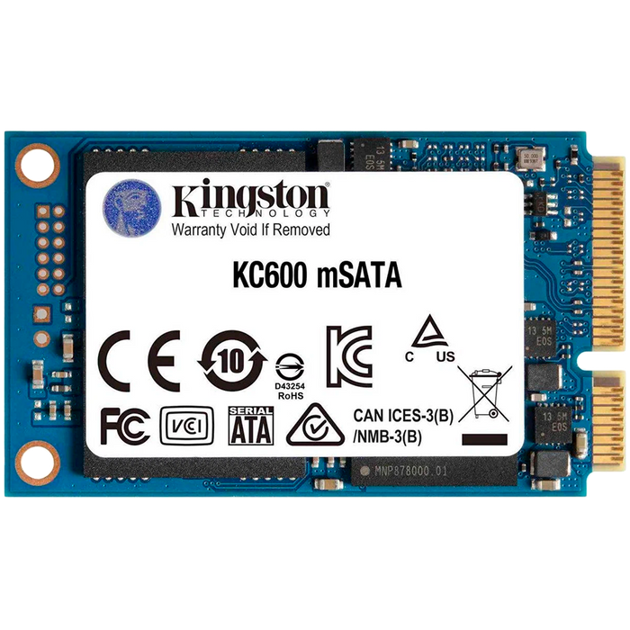 Kingston SSD 256G SSD KC600 SATA3 mSATA