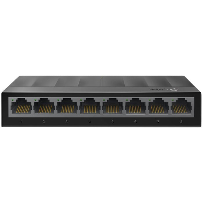 LiteWave 8-Port Gigabit Desktop Switch, 8 Gigabit RJ45 Ports, Desktop Plastic Case by TP-Link – product photo
