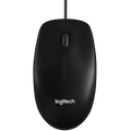 Logitech B100 Corded Mouse - Black - USB - product photo
