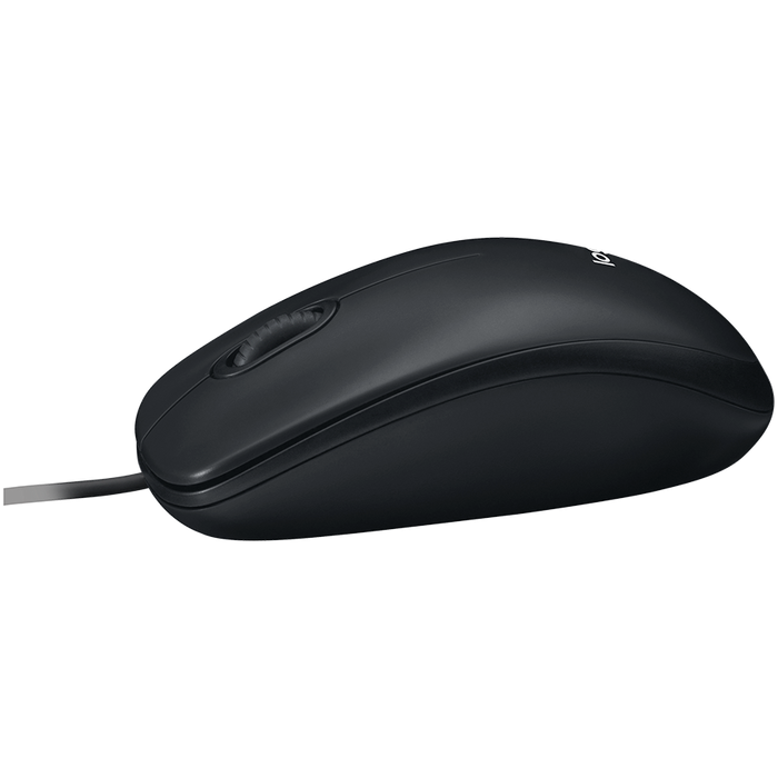 Logitech B100 Corded Mouse - Black - USB - image 4