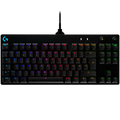 Logitech G Pro Tkl Corded Mechanical Gaming Keyboard - Black - USB - Clicky