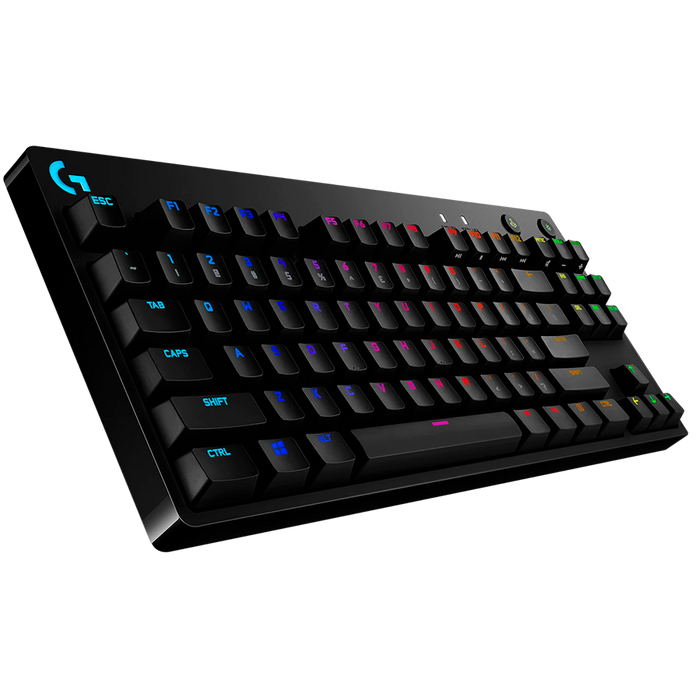 Logitech G Pro Tkl Corded Mechanical Gaming Keyboard - Black - USB - Clicky – alternate product view 2