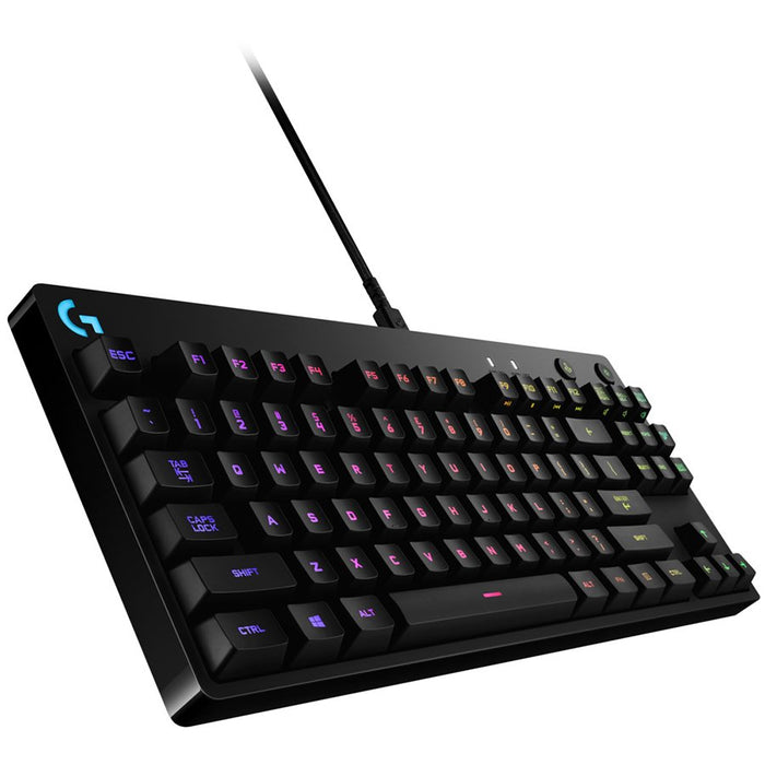 Logitech G Pro Tkl Corded Mechanical Gaming Keyboard - Black - USB - Tactile – alternate product view 3