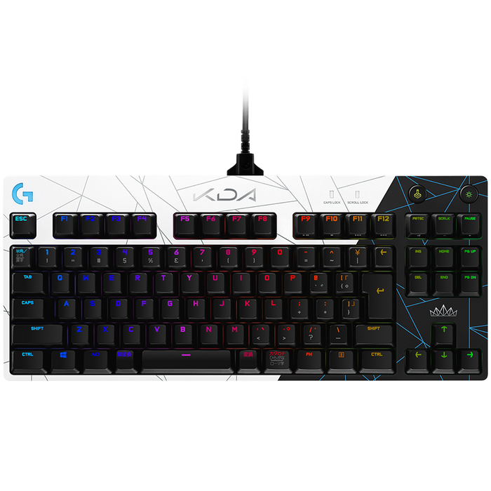 Logitech G Pro Tkl Lol Corded Mechanical Gaming Keyboard - K da - USB - Tactile