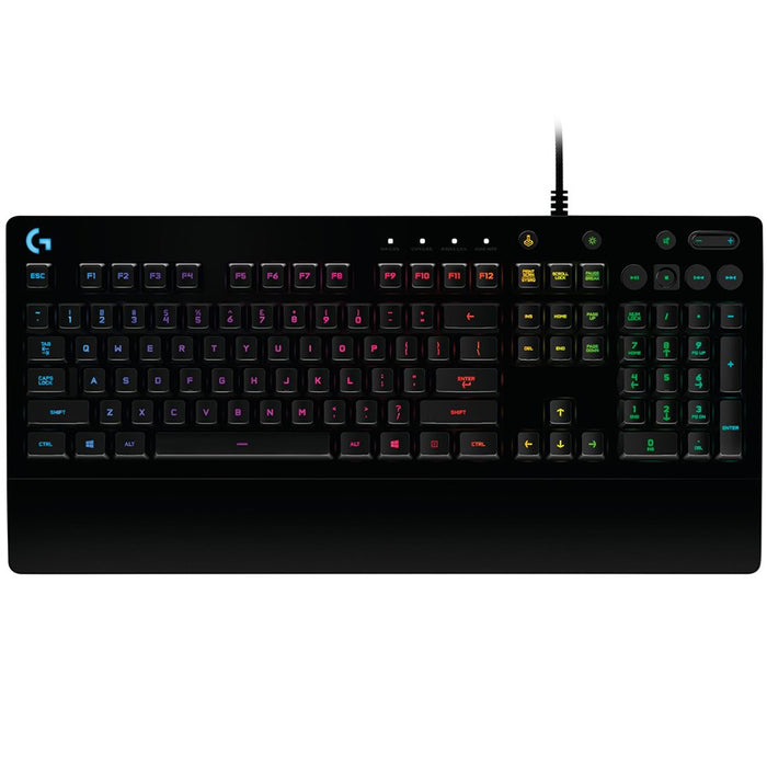Logitech G213 Prodigy Corded RGB Gaming Keyboard - Black - USB – alternate product view 4