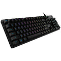 Logitech G512 Corded RGB Mechanical Gaming Keyboard - Carbon - USB - Tactile