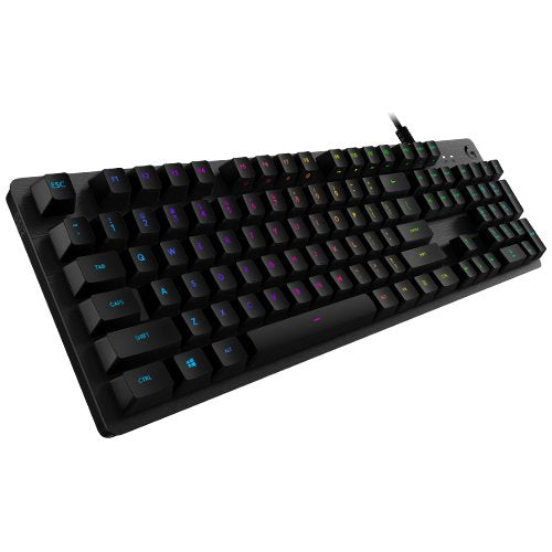 Logitech G512 Corded RGB Mechanical Gaming Keyboard - Carbon - USB - Tactile