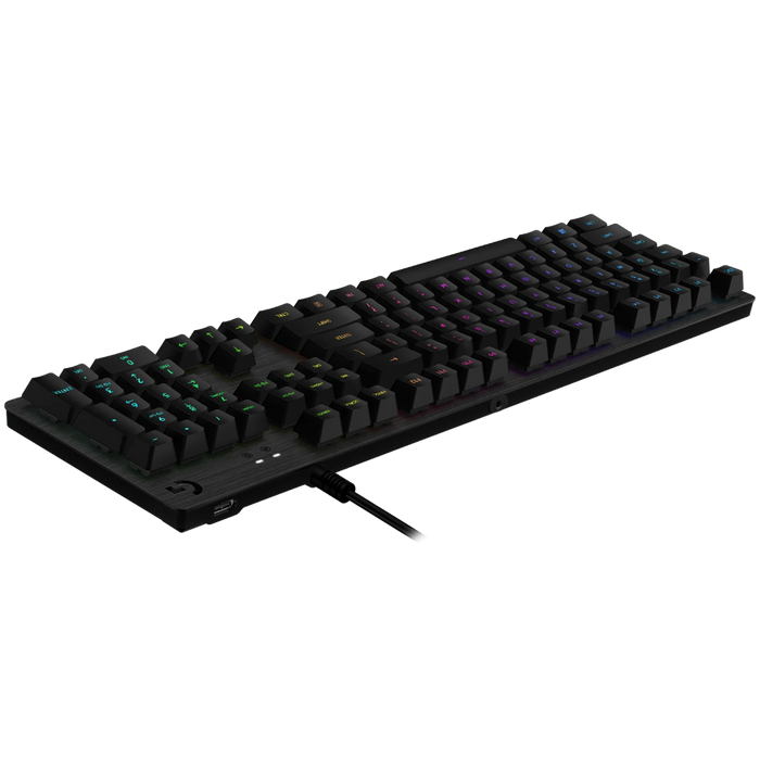 Logitech G513 Corded RGB Mechanical Gaming Keyboard - Carbon - USB - Linear – alternate product view 3
