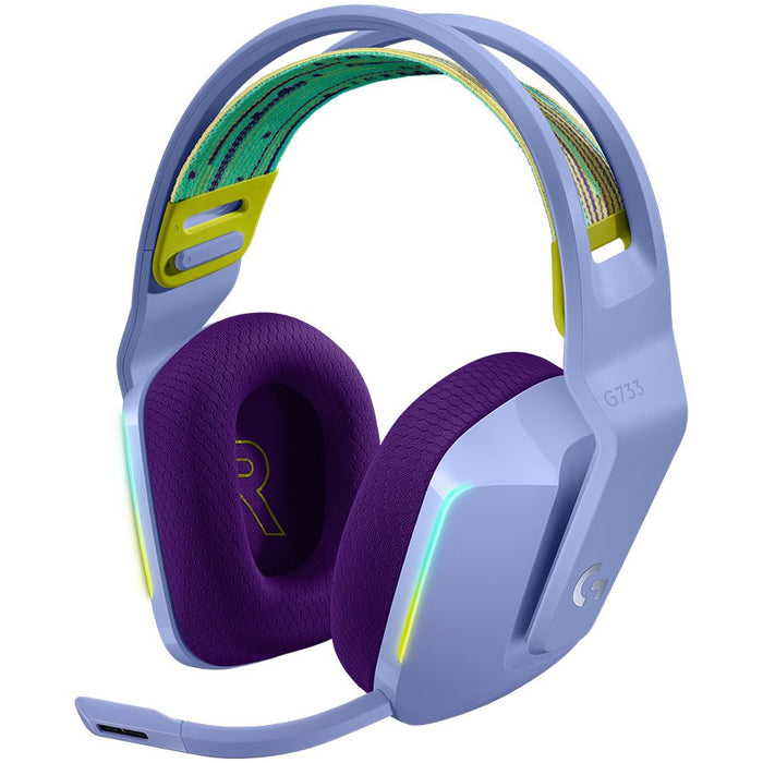 Logitech G733 Lightspeed Wireless RGB Gaming Headset - Lilac