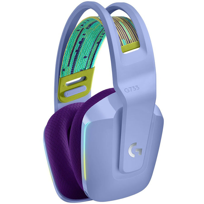 Logitech G733 Lightspeed Wireless RGB Gaming Headset - Lilac – alternate product view 2