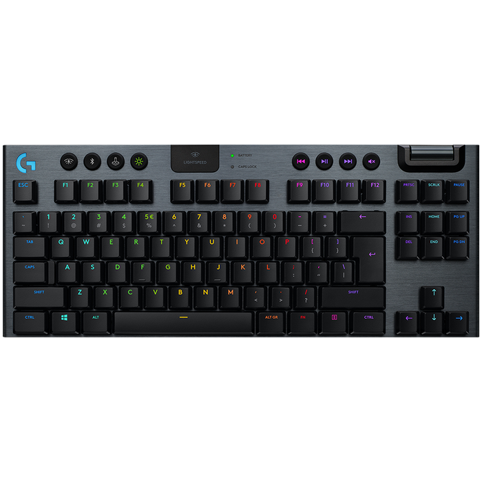 Logitech G915 Tkl Lightspeed Wireless Mechanical Gaming Keyboard - Carbon - Tactile