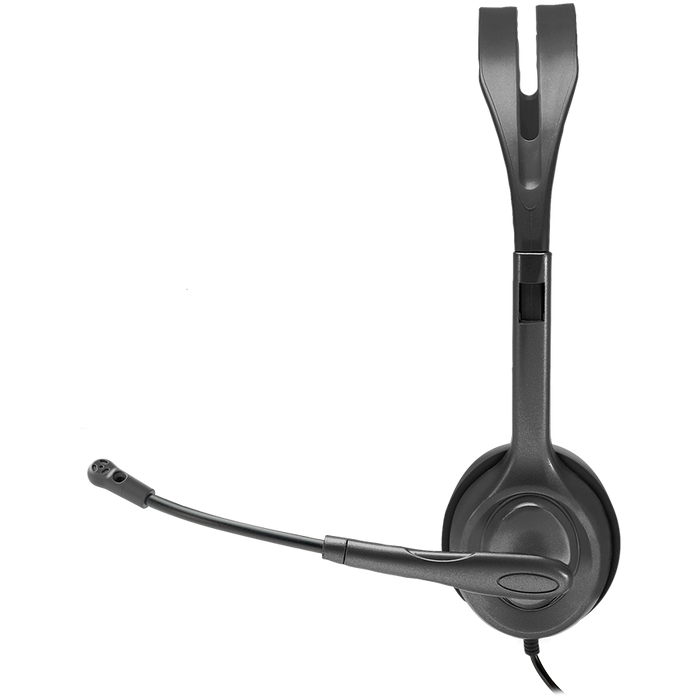 Logitech H111 Corded Stereo Headset - Black - 3.5 Mm – alternate product view 3