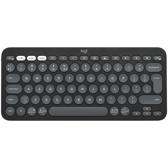 Logitech K380S Bluetooth Keyboard - Tonal Graphite - product photo
