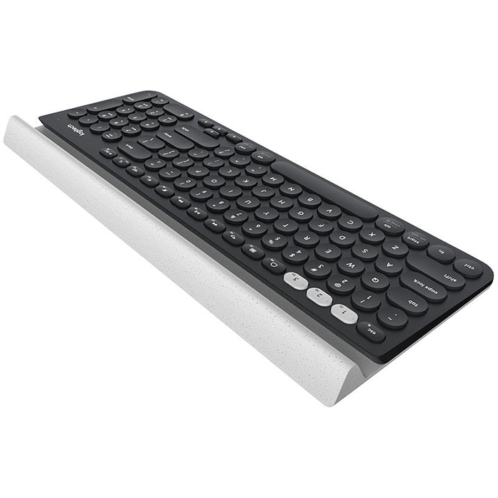 Logitech K780 Multi - Device Wireless Keyboard - Dark Grey SPECKLED White- (102)
