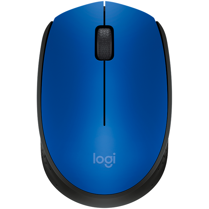 Logitech M171 Wireless Mouse - Blue - product photo