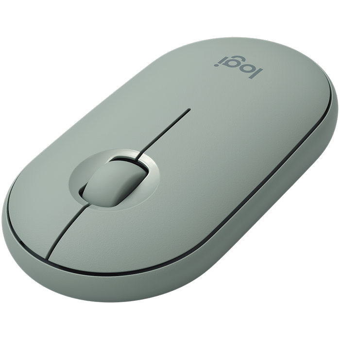 Logitech M350 Pebble Bluetooth Mouse - Eucalyptus - image 3