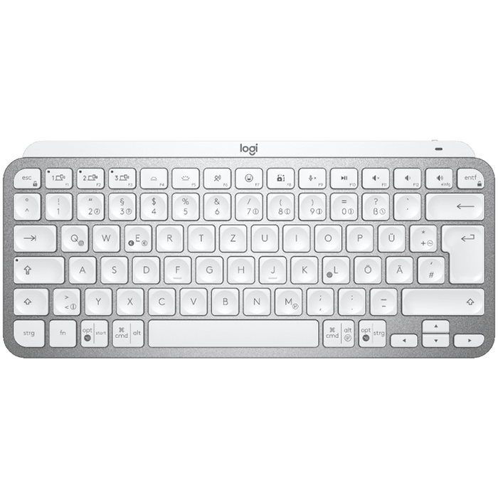 Logitech MX Keys Mini Bluetooth Illuminated Keyboard - Pale Grey - product photo