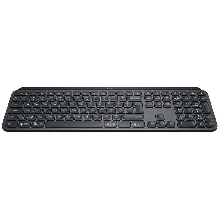 Logitech MX Keys Plus Bluetooth Illuminated Keyboard with Palm Rest - Graphite - product photo