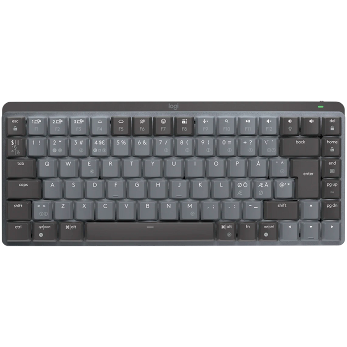 Logitech MX Mechanical Mini Bluetooth Illuminated Keyboard - Graphite - Clicky - product photo