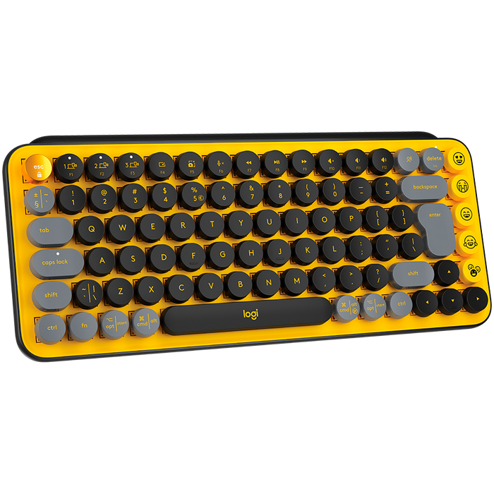 Logitech Pop Keys Bluetooth Mechanical Keyboard - Blast Yellow - image 2