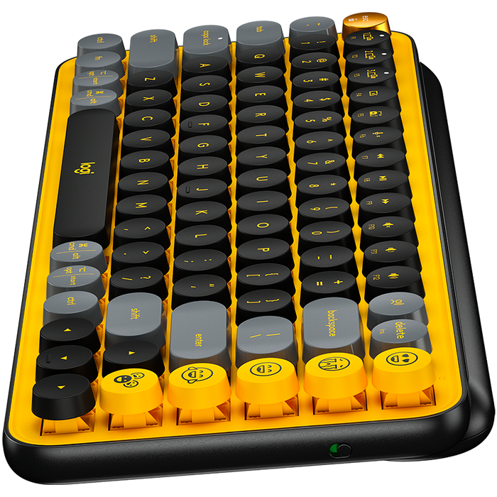 Logitech Pop Keys Bluetooth Mechanical Keyboard - Blast Yellow - image 5