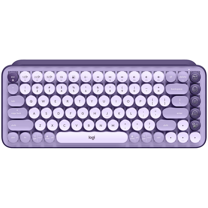 Logitech Pop Keys Bluetooth Mechanical Keyboard - Cosmos Lavender - product photo