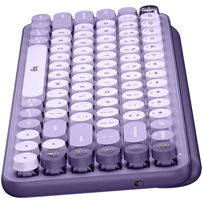 Logitech Pop Keys Bluetooth Mechanical Keyboard - Cosmos Lavender - image 4