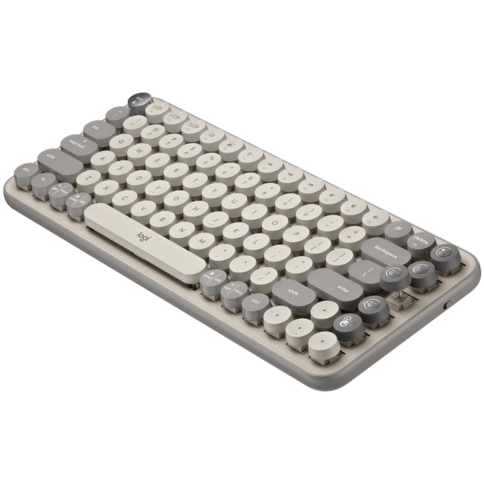 Logitech Pop Keys Bluetooth Mechanical Keyboard - Mist Sand - image 2
