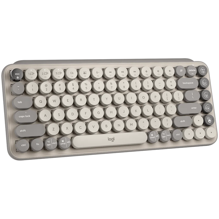 Logitech Pop Keys Bluetooth Mechanical Keyboard - Mist Sand - image 3