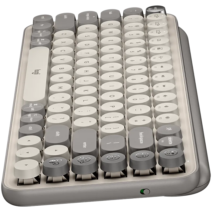 Logitech Pop Keys Bluetooth Mechanical Keyboard - Mist Sand - image 4