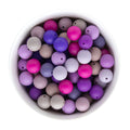 Silicone Bead Packs Purple Haze 15mm Round Silicone from Cara & Co Craft Supply