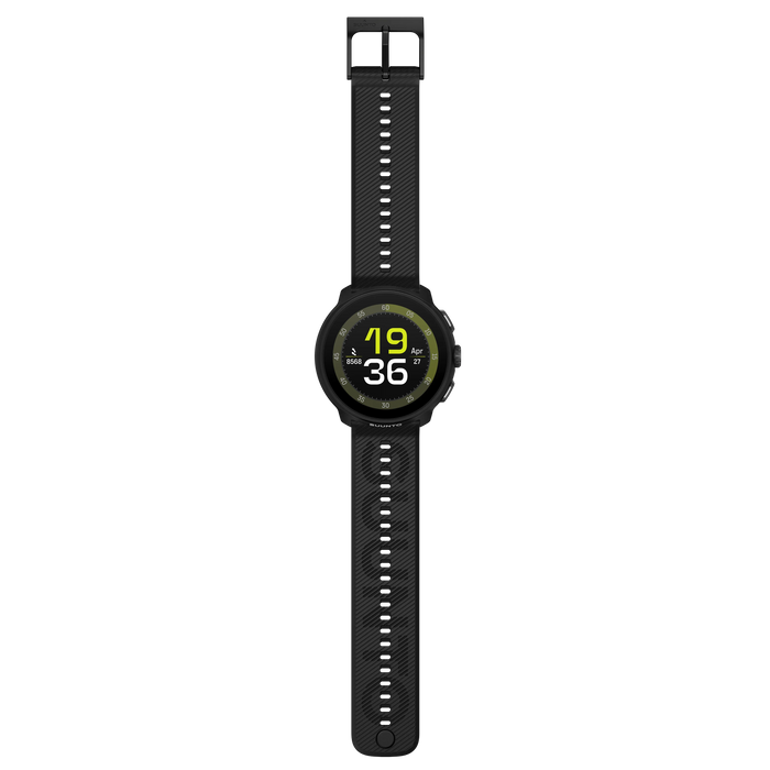 Suunto 22mm Athletic 6 Silicone Strap All Black S+M - SUUNTO US