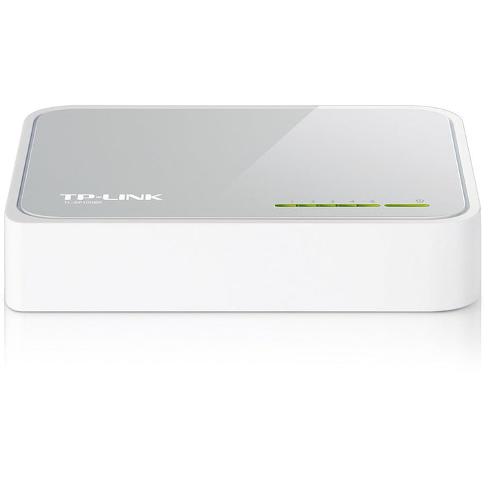 Switch TP-Link TL-SF1005D, 5-Port RJ45 10/100Mbps desktop switch, Fanless, Auto Negotiation/Auto MDI – product photo