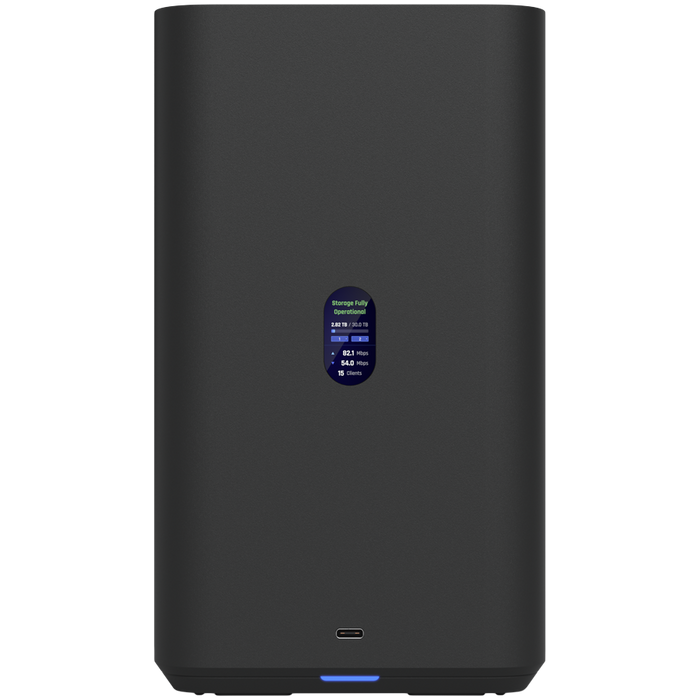 Ubiquiti UniFi UNAS-2-B-EU Network Attached Storage with (2) 3.5inch HDD bays, 2.5 GbE networking, USB-C – view 3