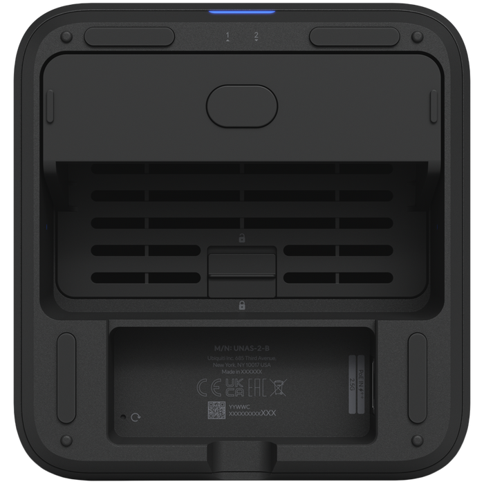 Ubiquiti UniFi UNAS-2-B-EU Network Attached Storage with (2) 3.5inch HDD bays, 2.5 GbE networking, USB-C – view 4